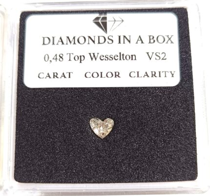 0.48 ct Top Wesselton VS2 Herz