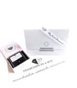 Elegante rosa Schmuckbox für Mädchen mit Diamant und Zertifikat