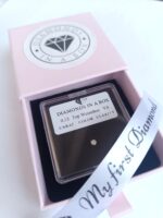 Taufgeschenk 0,03 Karat Brillant Top Wesselton - VS