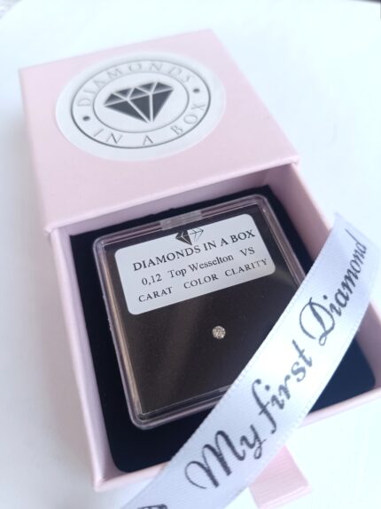 Taufgeschenk 0,03 Karat Brillant Top Wesselton - VS