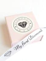 Taufgeschenk 0,03 Karat Brillant Top Wesselton - VS – Bild 4